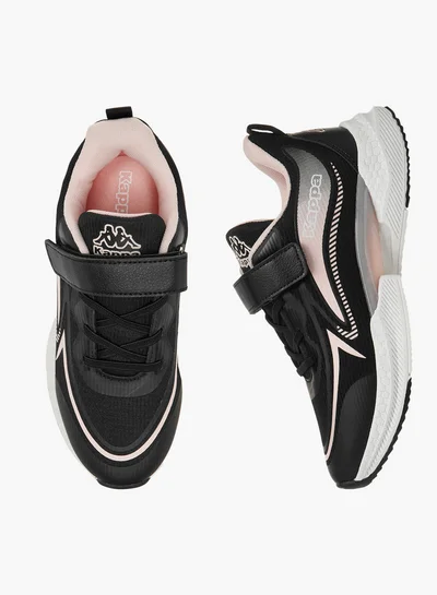 Kappa Girls' Logo Detail Sports Shoes with Hook and Loop Closure
