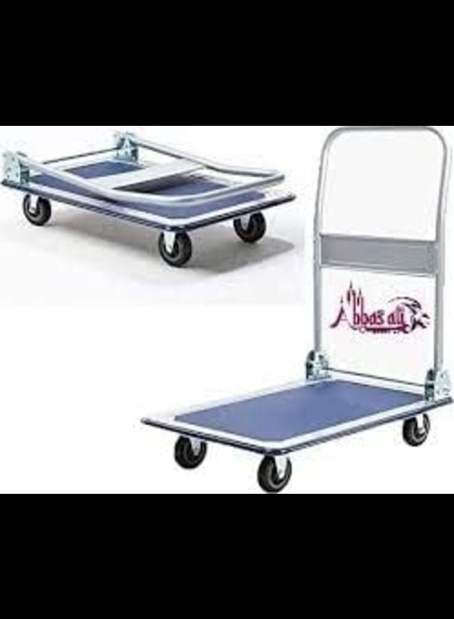 عباسلي منصة عربة شديدة التحمل بسعة 150 كجم تستخدم في الأغراض الداخلية والخارجية