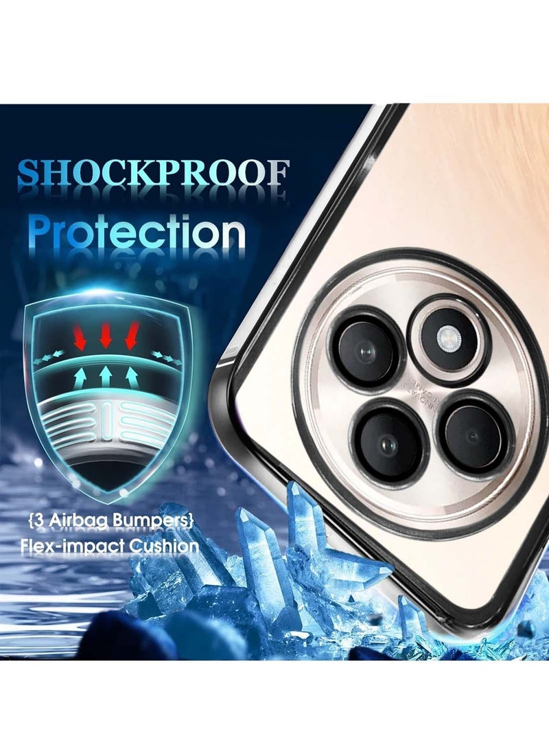 دبليو تيك Oppo Reno12 F 4G / 5G 2024 غطاء غطاء كيس كاميرا ذو شفاه فاخرة من PU - أسود - Image 3