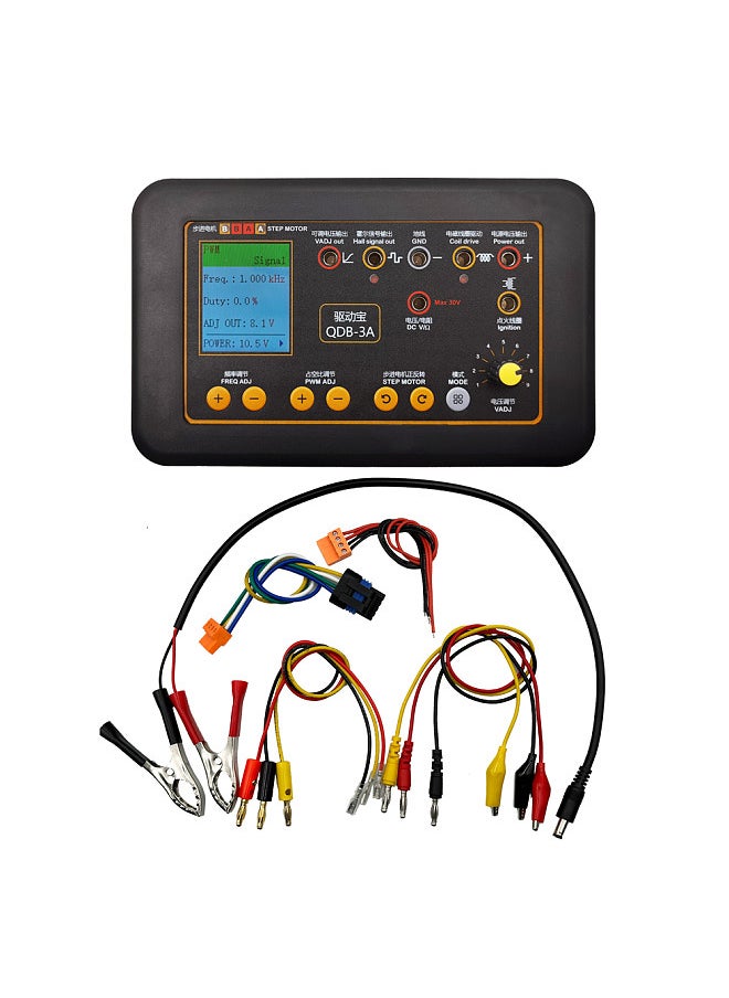 Generic - QDB-3A Drive Automobile Ignition Coil Tester Injector Solenoid Valves Idling Stepper Motor Instrument Car Fault Detector - Image 1