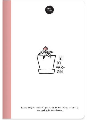 Keskin Color Sharp Color Hard Cover Notebook Sensual Things 14X20 64 Pages Lined Good Thing 