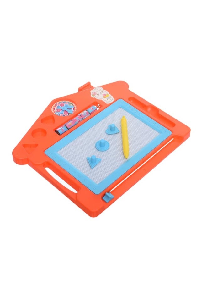 Plastic Magnetic Erasable Drawing And Writing Board With Creative Educational Operations Aiming To Teach Children - Orange - Image 3
