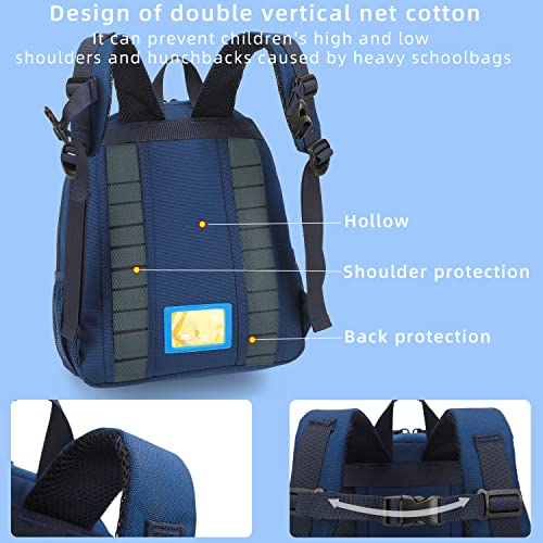 willikiva Car Dinosaur Kids Toddler Backpack for Boys and Girls Children Waterproof Preschool Bag(Red Scool Bus) - Image 5