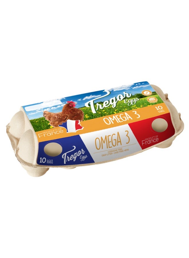 Omega 3 Eggs, 10 eggs, France