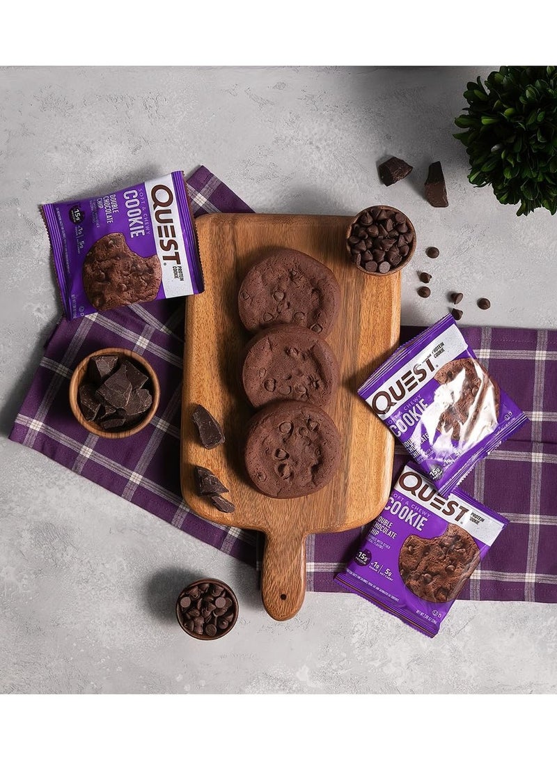 Quest Protein Cookie Double Chocolate Chip 59g - Image 3