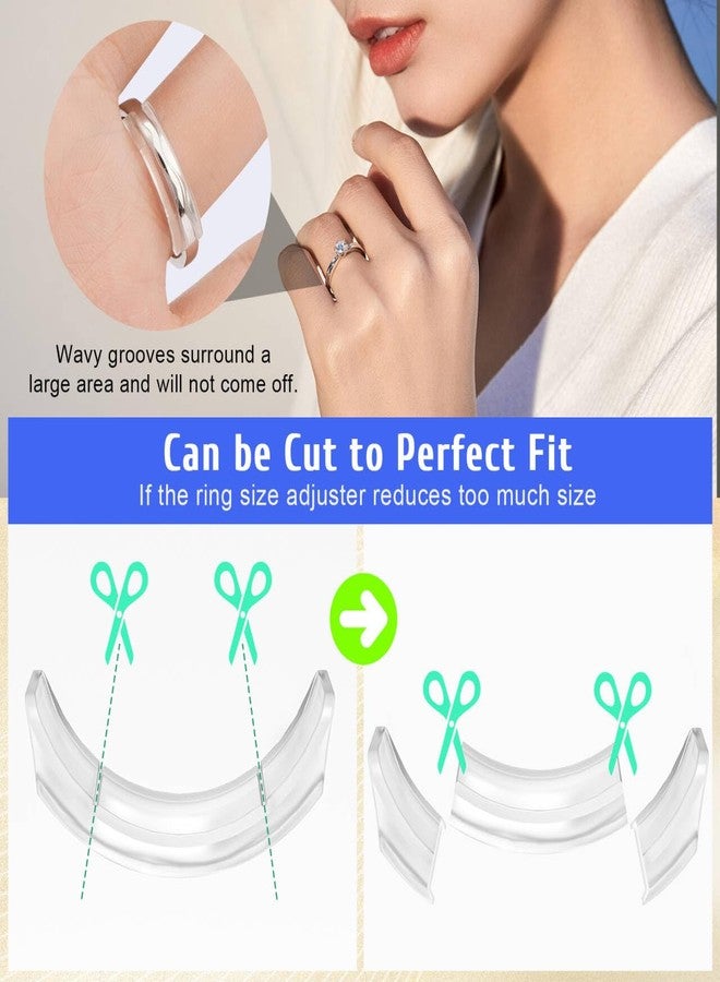 Eiito Ring Sizer Adjuster for Loose Rings,14Pack 14 Sizes Guards, Spacers & Tighteners, Fits Bands 1Up to 9mm, Reduces Size by 0.5-1.5 for Women and Men - Image 5