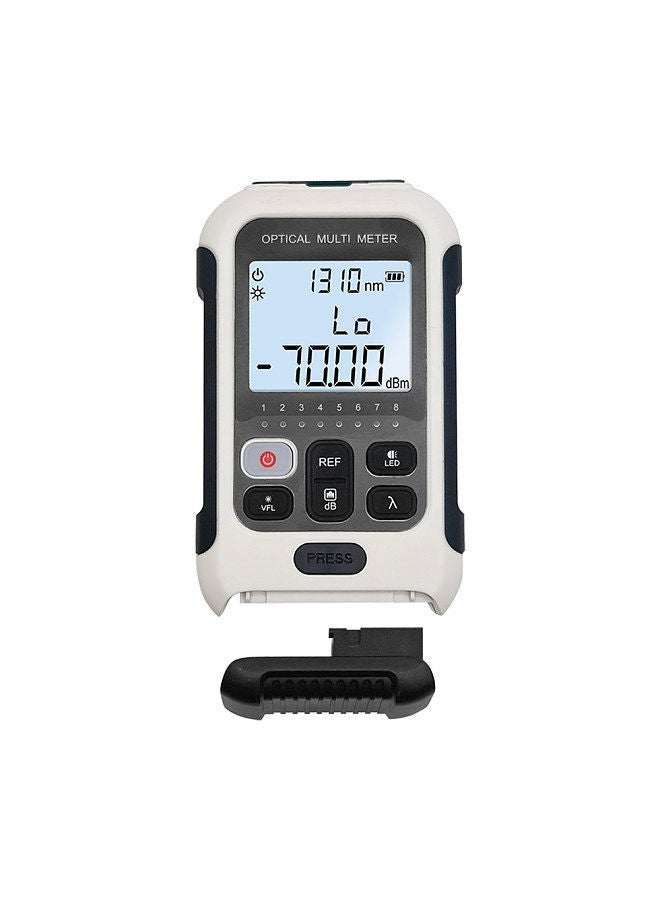 جهاز قياس الطاقة الضوئية 3 في 1 محمول وخفيف الوزن وجهاز اختبار الشبكة عالي الدقة بشاشة رقمية وجهاز اختبار الألياف الضوئية مع ضوء LED - Image 2