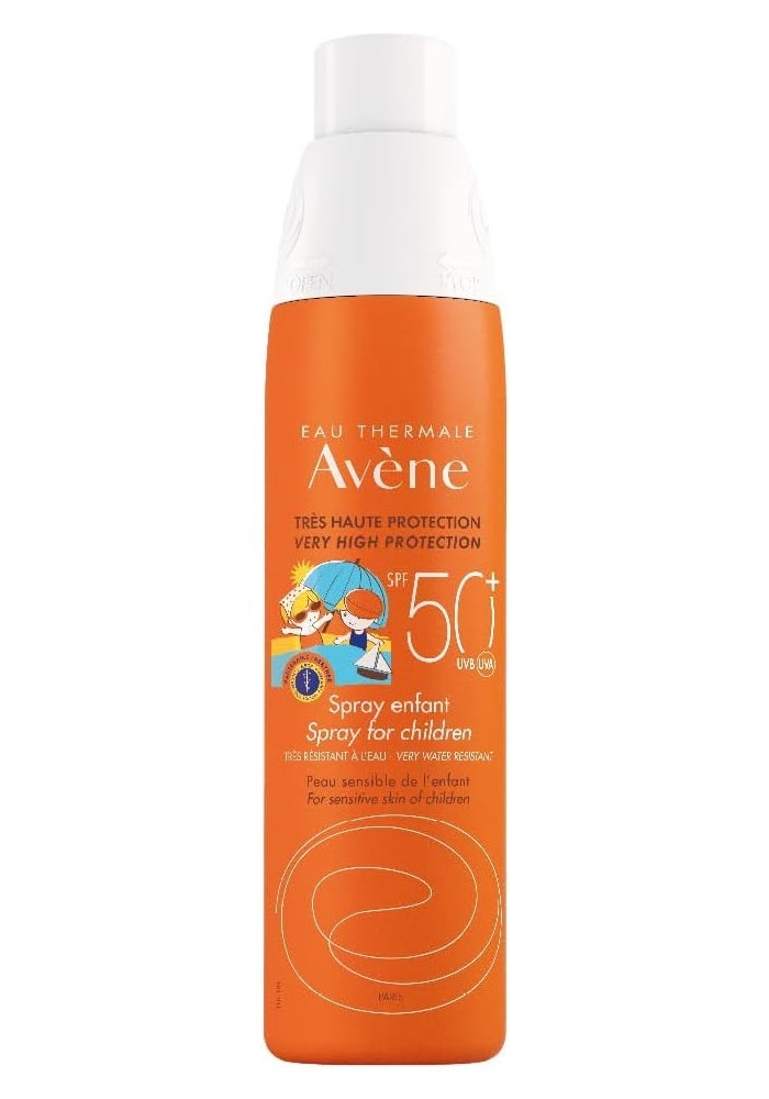 Avene Kids Antioxidant SPF 50+ Water Resistant Spray - Image 1