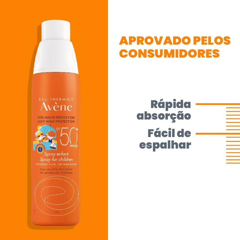 Avene Kids Antioxidant SPF 50+ Water Resistant Spray - Image 3