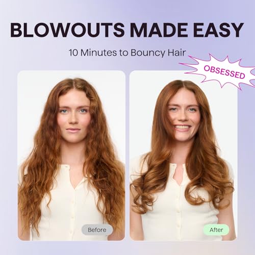 Wavytalk 5 in 1 Curling Iron Set with Curling Brush and 4 Interchangeable Ceramic Curling Wand (0.35"-1.25”), Wand Curling Iron Instant Heat Up, Dual Voltage Hair Curler - Image 4