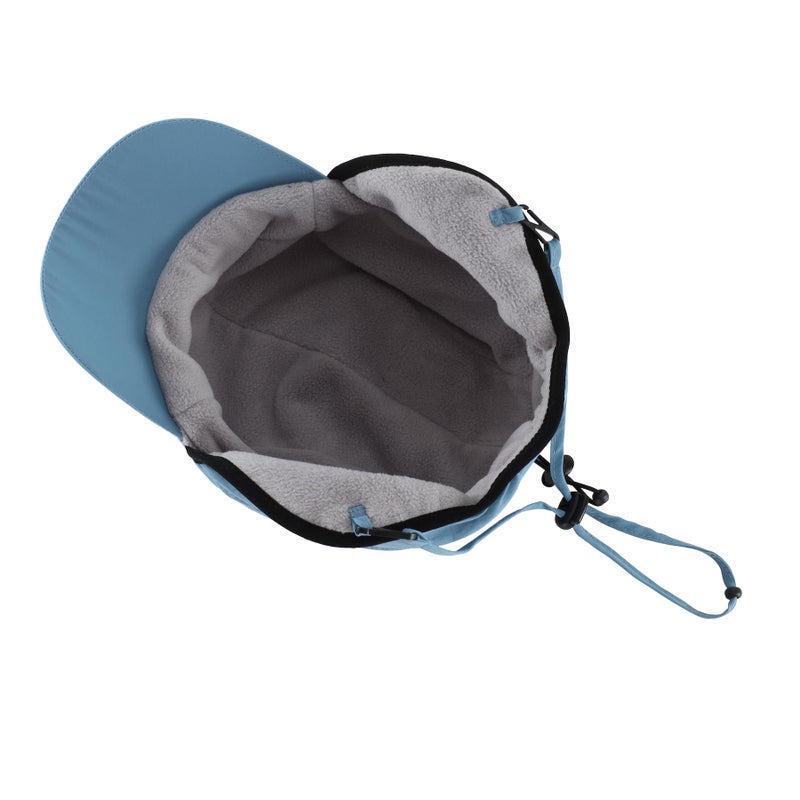 Home Prefer Waterproof Men's Winter Hats Warm Fleece Lined Earflaps Baseball Cap Trapper Hat (Blue) - Image 3