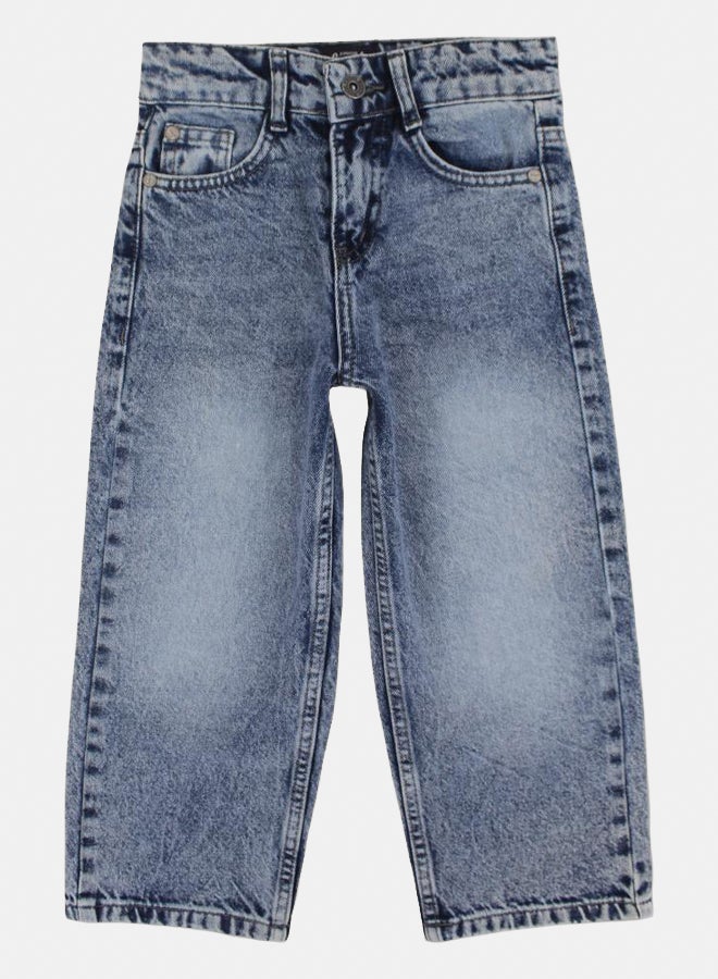 Pompelo Girls Denim Pants – Blue - Image 1