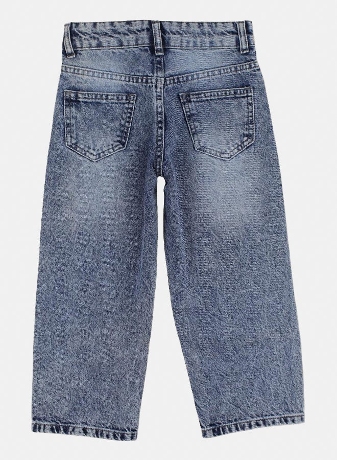 Pompelo Girls Denim Pants – Blue - Image 2