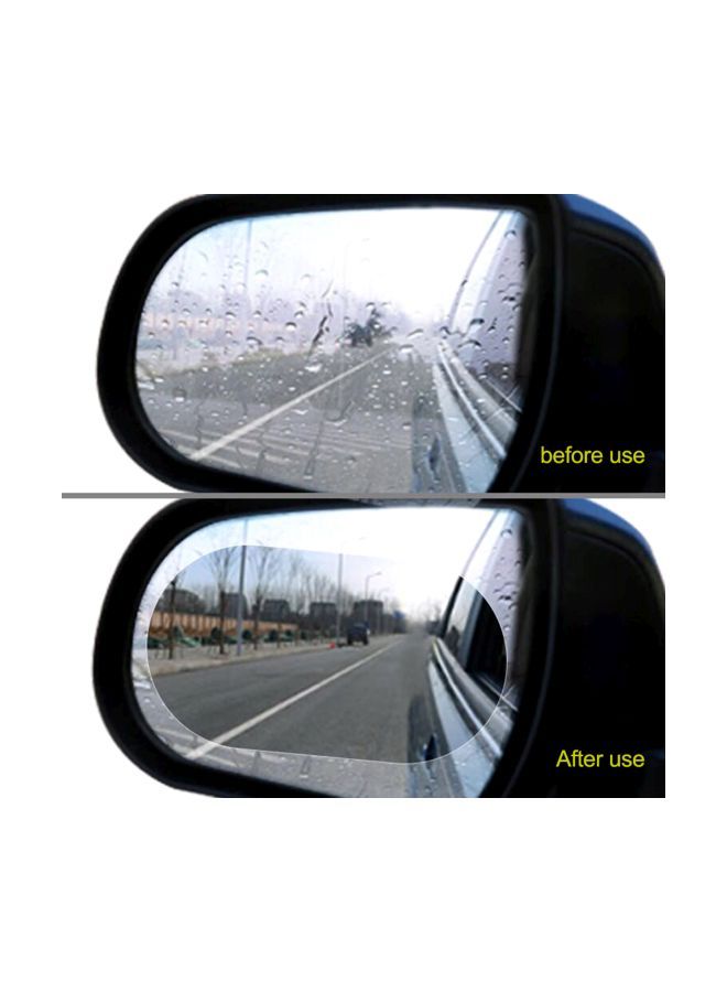 NIBEMINENT 4-Piece Car Rear View Mirror Side Window Protective Film Set  - Image 4