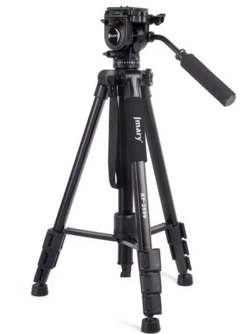 Jmary KP-2599 Professional Aluminium + Monopods Tripod For DSLR Camera Video Photo Tripod - Image 4