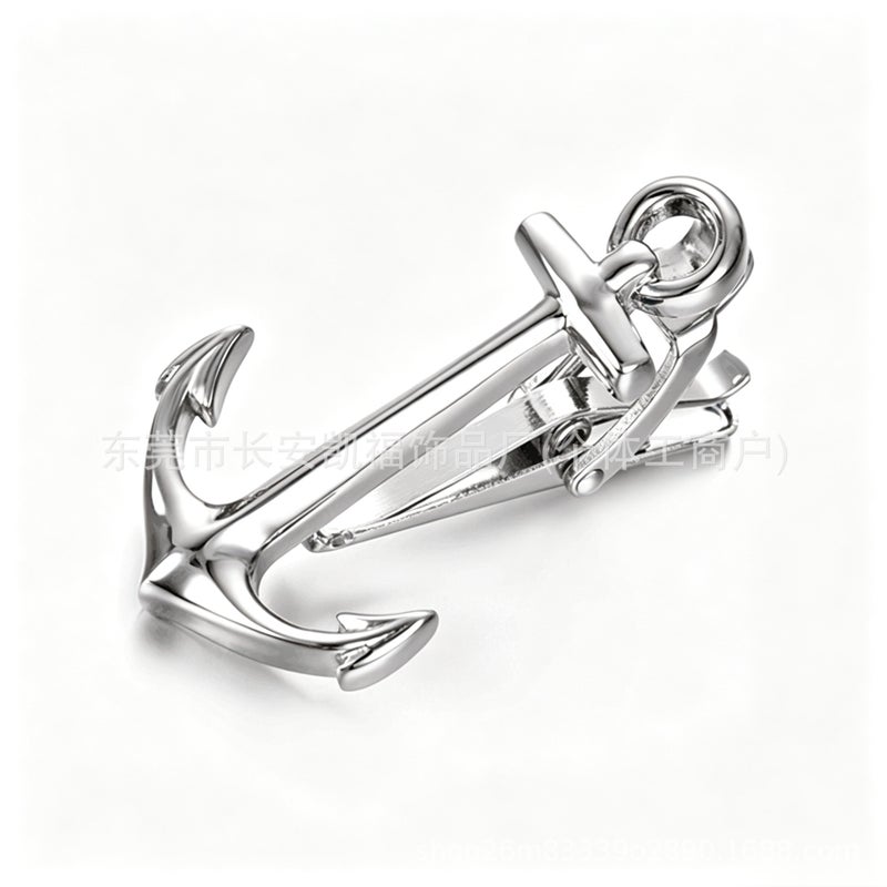 Silver Tie Clip for Men - Creative Business Accessory