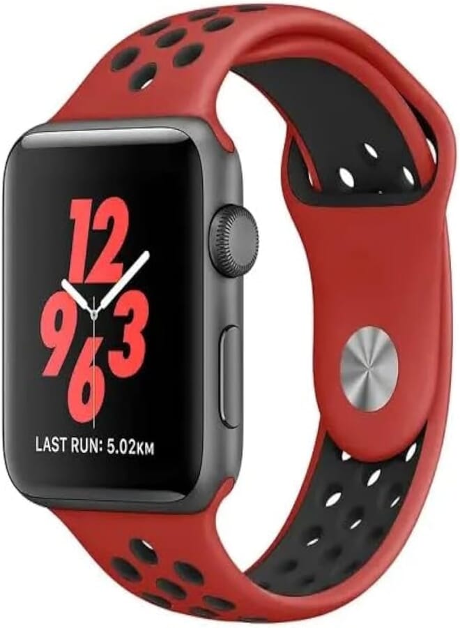 Next store Sport Band Compatible with Apple Watch Band 42mm 44mm 45mm 49mm, Breathable Soft Silicone Replacement Strap Compatible with iWatch SE Series 8 7 6 5 4 3 2 1