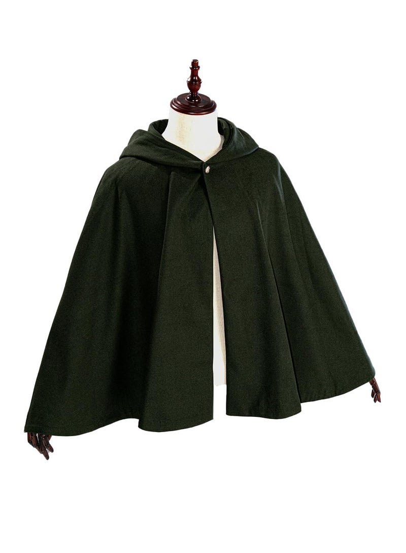 OSIAS Anime AoT Survey Corps Cape Cosplay Cloak with Embroidered Wings Emblem (M) - Image 1