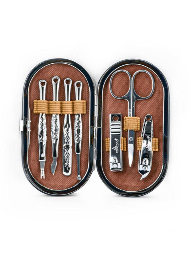 CONCORD Manicure Set in Faux Leather box - 7 Pieces - Image 1