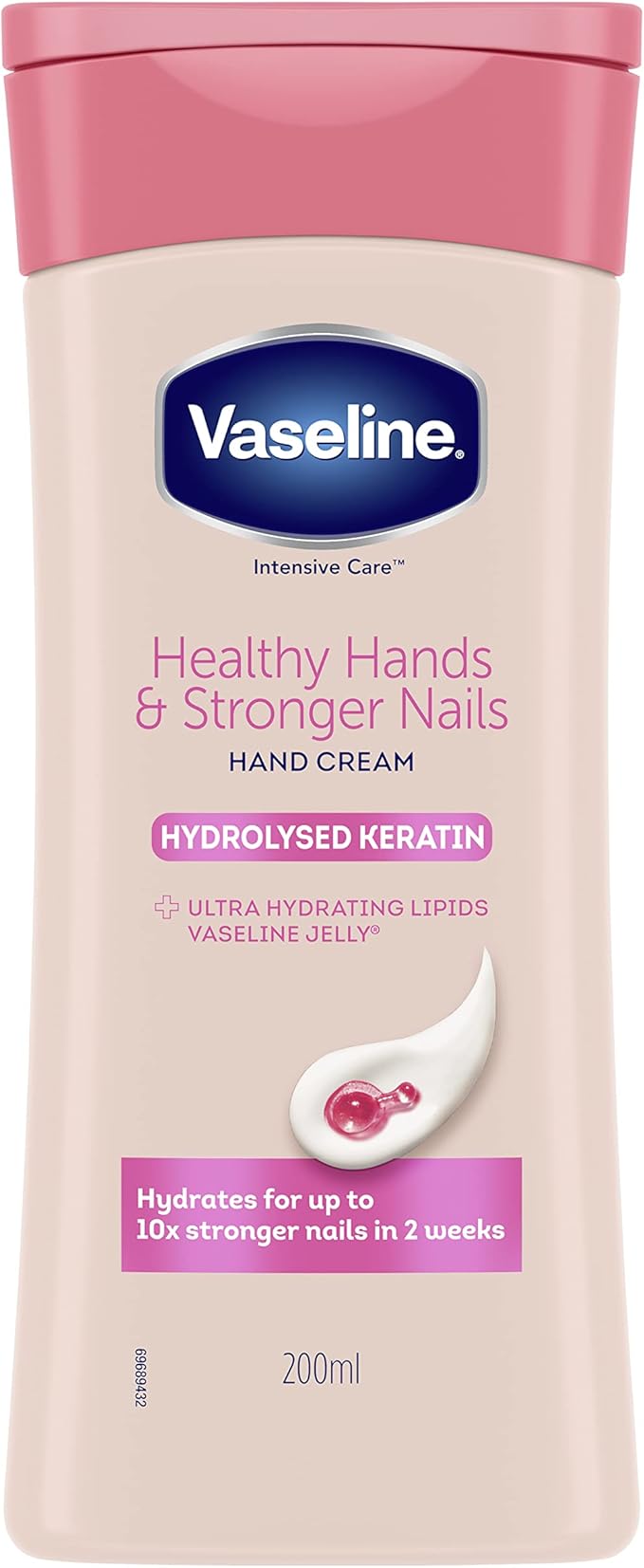 Vaseline 3 × كريم فازلين للعناية المكثفة لليدين والأظافر 200 مل - Image 1