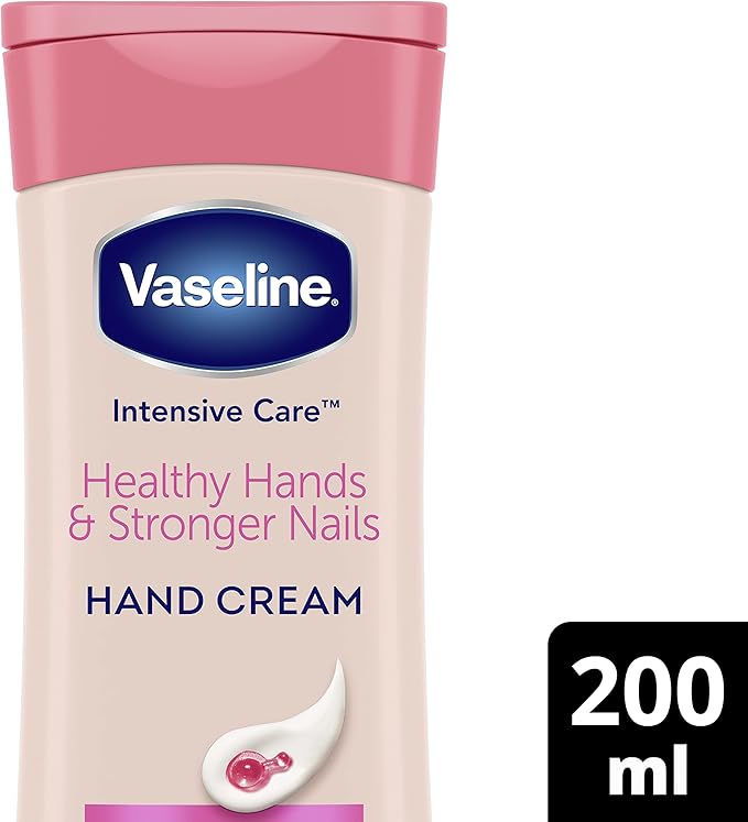 Vaseline 3 × كريم فازلين للعناية المكثفة لليدين والأظافر 200 مل - Image 2