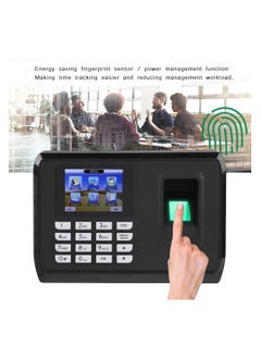 Generic TCP IP USB Biometric Fingerprint Attendance Machine with LCD Screen 3000 Fingerprint Capacity Employee Biometric Fingerprint Time Clock(US Plug)  - Image 4