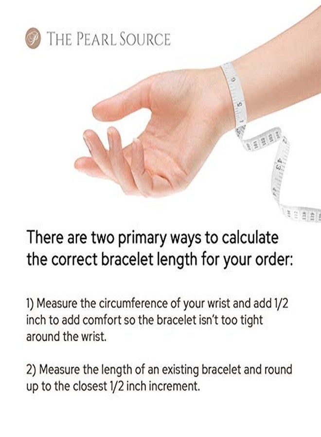 The Pearl Source 8mm White Freshwater Cultured Pearl & Amethyst Necklace & Bracelet - Image 4