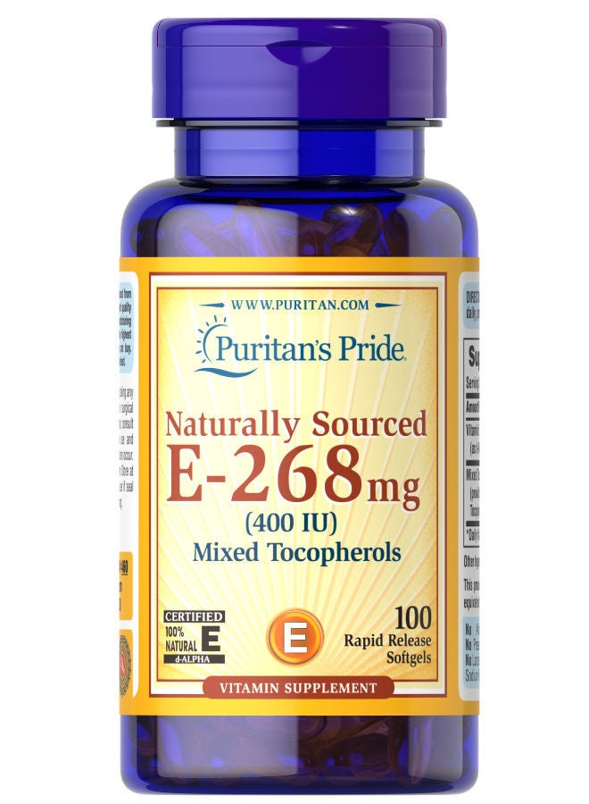 بوريتانز برايد 100 كبسولة جيلاتينيه فيتامين ه - Image 1