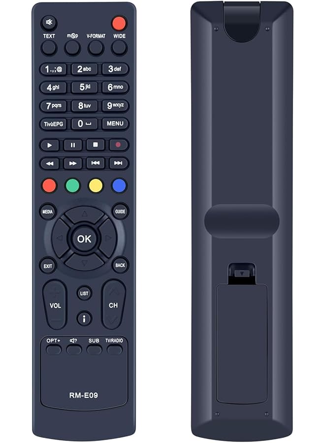 إيروريكس جهاز تحكم عن بعد بديل Rm E09 مناسب لجهاز التحكم عن بعد Humax Rm E09 Rme09 Hd 5400S Hd 5600S - Image 1