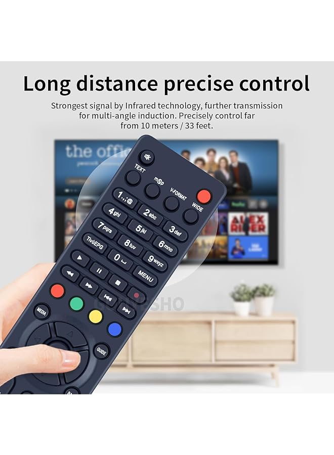 إيروريكس جهاز تحكم عن بعد بديل Rm E09 مناسب لجهاز التحكم عن بعد Humax Rm E09 Rme09 Hd 5400S Hd 5600S - Image 4