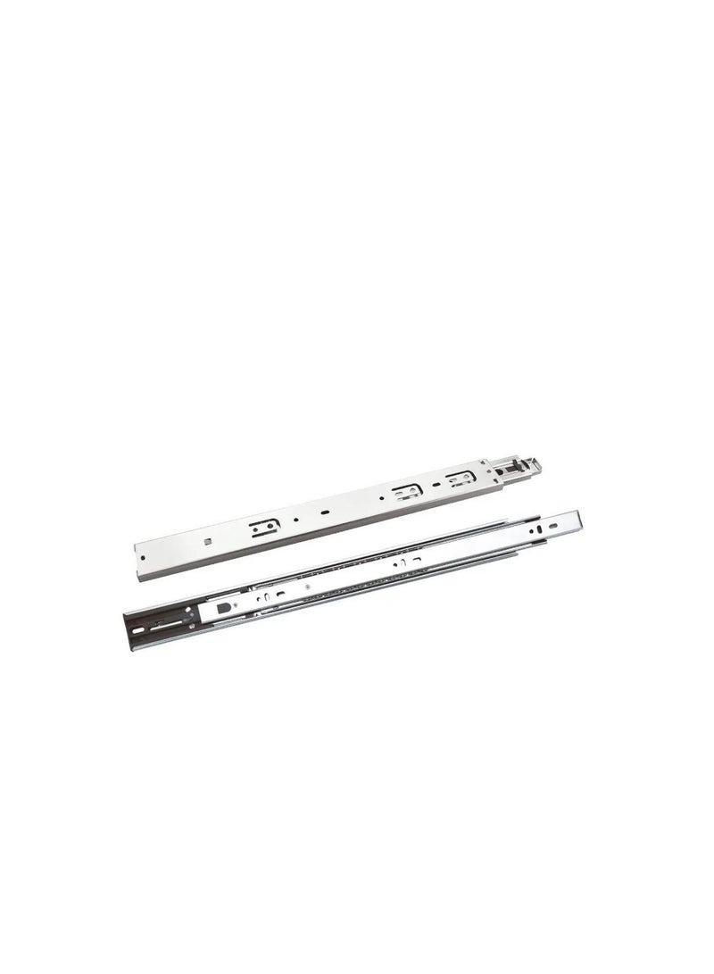 milano Milano HD Ball Bearing Drawer Slide Railing 18" Zink Plated