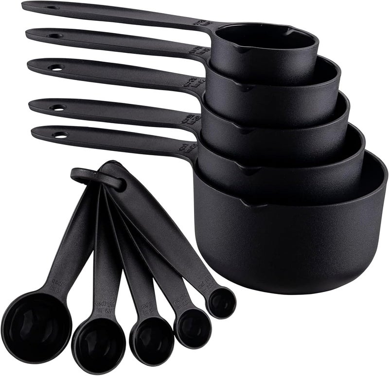 ToolHouse 10 Piece Measuring Cups Set, Stackable and Nesting Measuring Cups, Easy-to-Read Measurement Markings, for Dry and Liquid Ingredients for Kitchen - Image 1