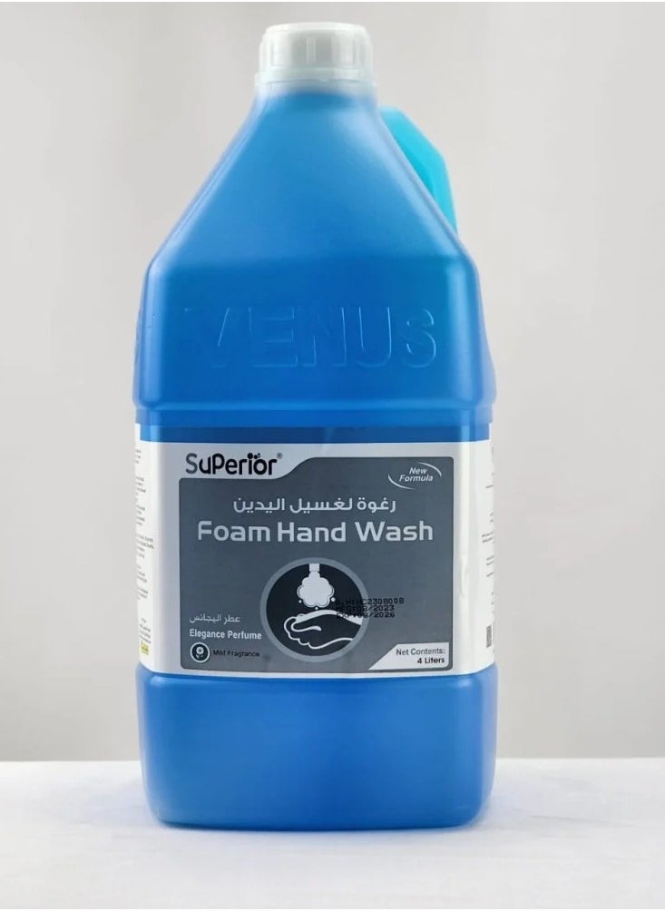Venus Foam Hand Wash, Elegance Perfume, 4L 