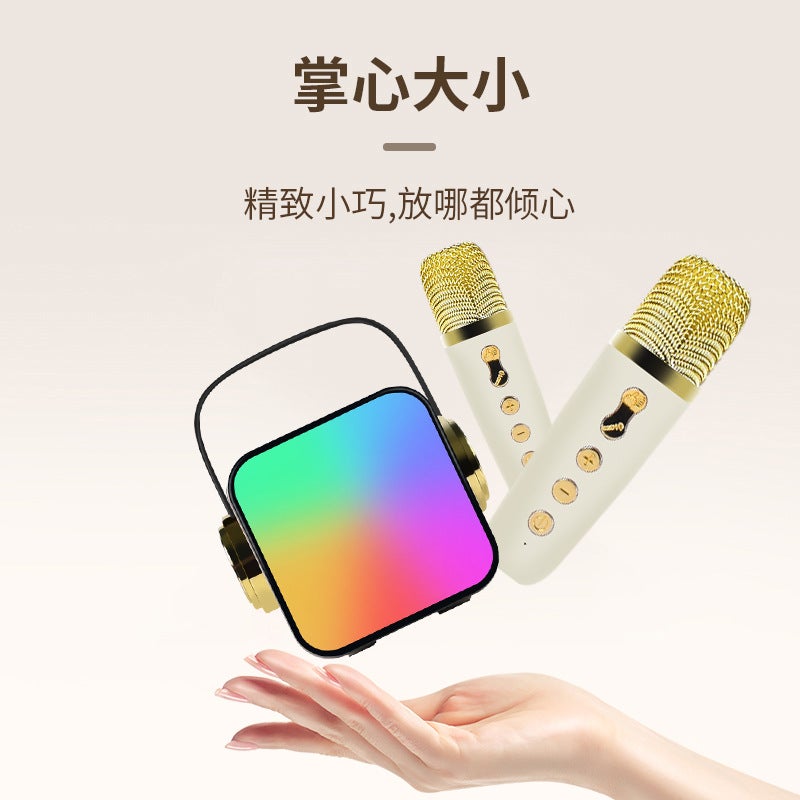 New Zx03 Bluetooth Karaoke Audio Integrated Wireless Microphone Home Universal Home Ktv Bluetooth Small Audio - Image 3