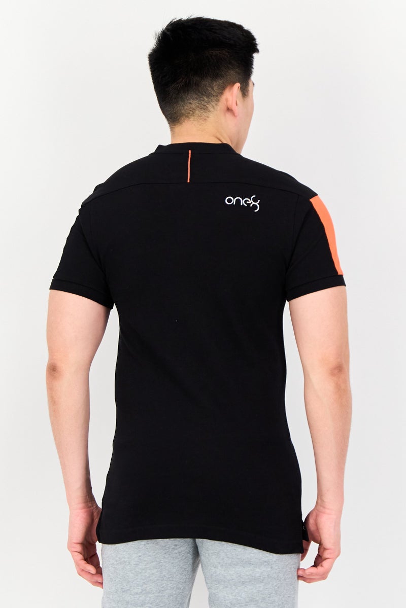 PUMA تي شيرت بولو رياضي للرجال بأكمام قصيرة، خارجي، أسود - Image 4