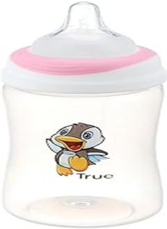 True Baby Wide Nick Feeding Bottle 250 ML pink