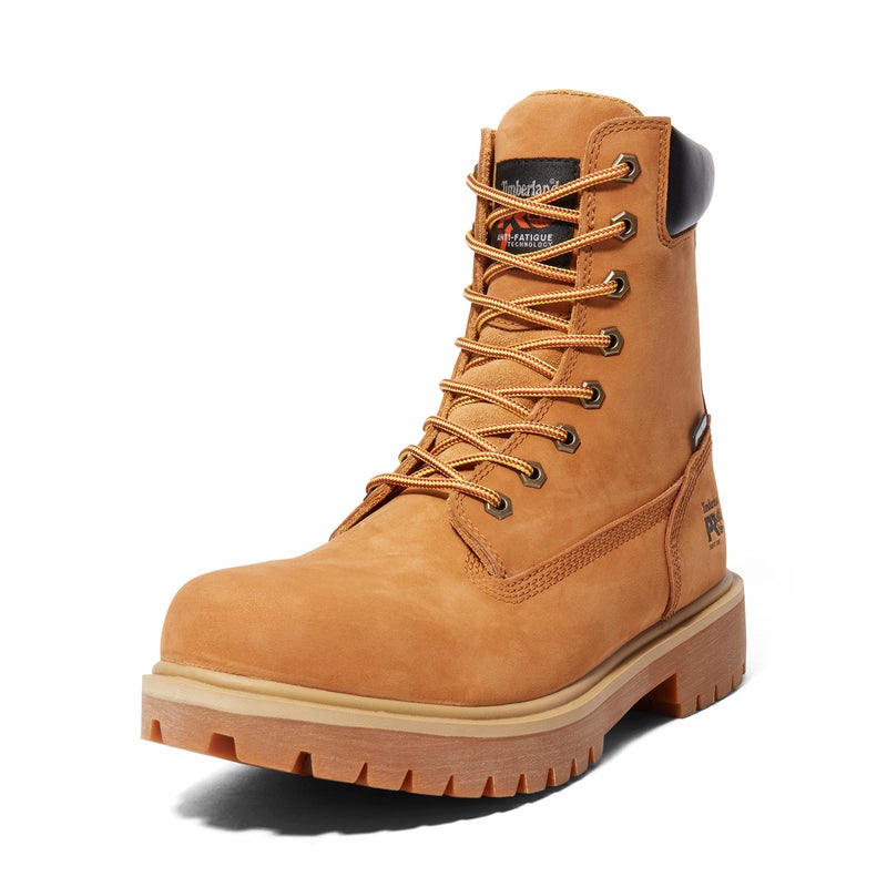 Timberland PRO Men's Direct Attach 8 Inch Soft Toe Insulated Waterproof Industrial Work Boot, Wheat-2024 New, 8.5 - Image 1