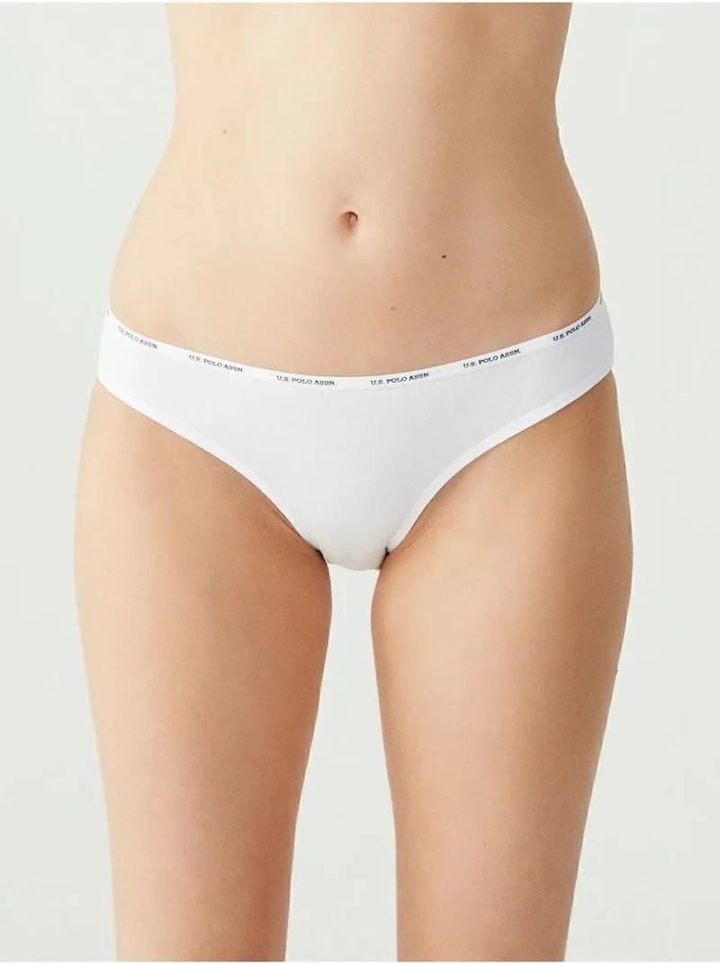 يو اس بولو اسن Women's 5-Pack Briefs (Red-Salmon-Nude-White-Black)