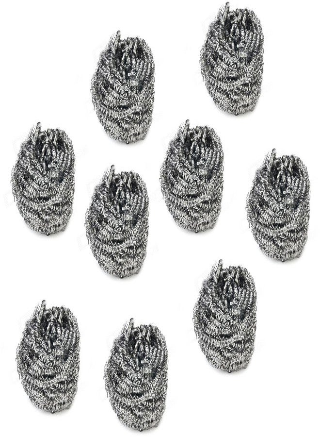 VIP Home Essentials Stainless Steel Sponges (Set of 9 Scrubbies) Will not scratch, tackling your toughest jobs with ease.,Set of 9 MODERN size Scrubbies - Image 1