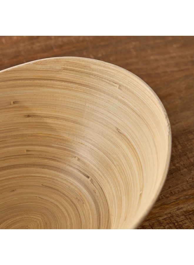 Home Box Belmonte Natural Spun Bamboo Tray 30 x 24 x 10 cm  - Image 3