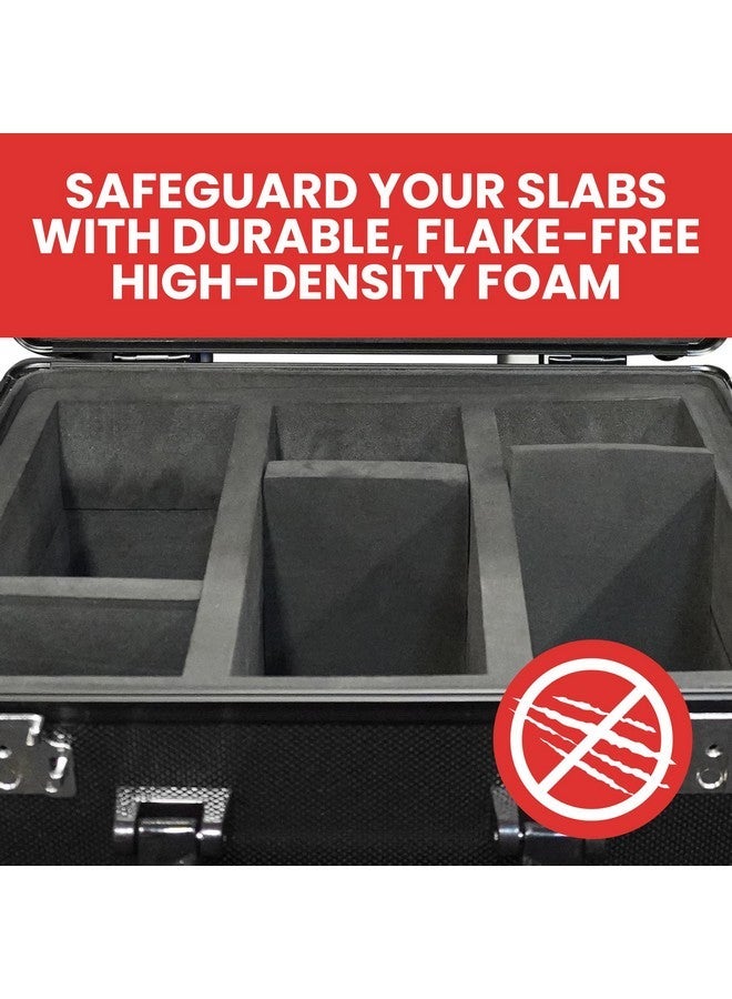 EVORETRO Premium Graded Card Storage Box - Impact Resistant Graded Card Case with TSA Lock & GPS Compartment, Holds 90 PSA/BGS Cards, Toploader Cards, Sports, Trading Card Storage Box for Collectors & Travel - Image 3