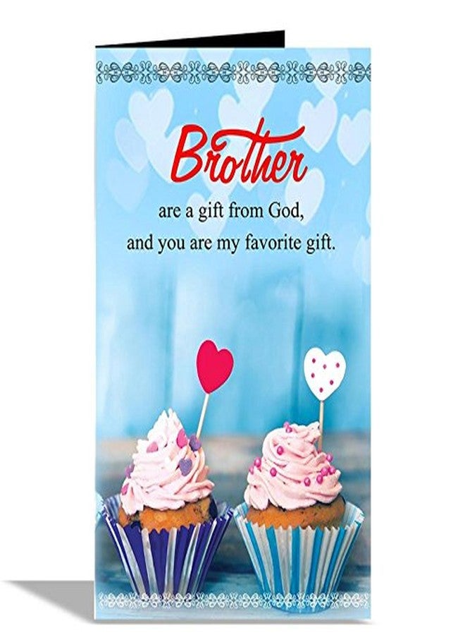 Alwaysgift Happy Birthday Greatest Brother Greeting Card (Design-7) - Image 1
