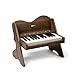 ZIPPY Kids Piano Keyboard 25 Keys Digital Piano for Kids Touch Sensitive Control Panel Volume Adjustable Mini Music Educational Instrument Toy Wood Piano for Toddlers Girls Boys Walnut - Image 2