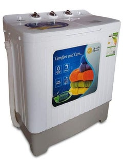 Twin Tub Washing Machine 7 Kg, White - DWT8021LW