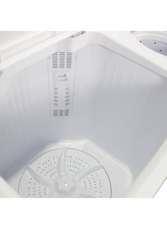 Dansat - Twin Tub Washing Machine 7 Kg, White - DWT8021LW - Image 1