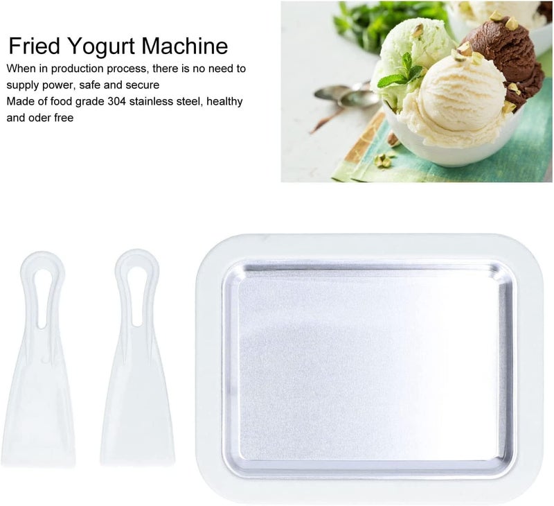 Excefore Stainless Steel Rolled Ice Cream Maker - Quick and Easy Soft Serve Instant Ice Cream Machine for Homemade Frozen Yogurt - Image 5