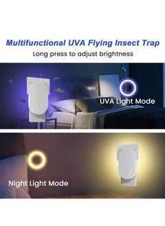 Necomi 2 Piece Adhesive Mosquito Trap + 12 Piece Adhesive Cards, Indoor Mosquito Trap, Captures Houseflies, Fruit Flies and Mosquitoes with Night Light  - Image 4