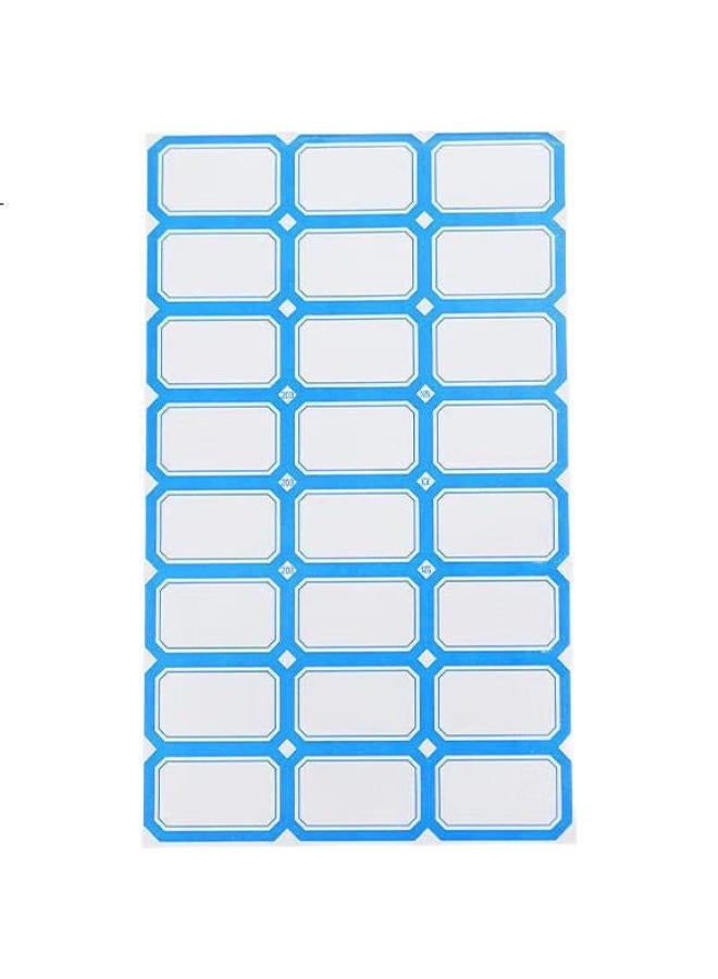 Lison 203 Blue *50 Sheets, 38*24Mm (24 Pieces/Sheet), Self-Adhesive Paper Stickers, Label Stickers, Self-Adhesive Labels, Lip-Taking Paper, Lip-Curling Paper - Image 1