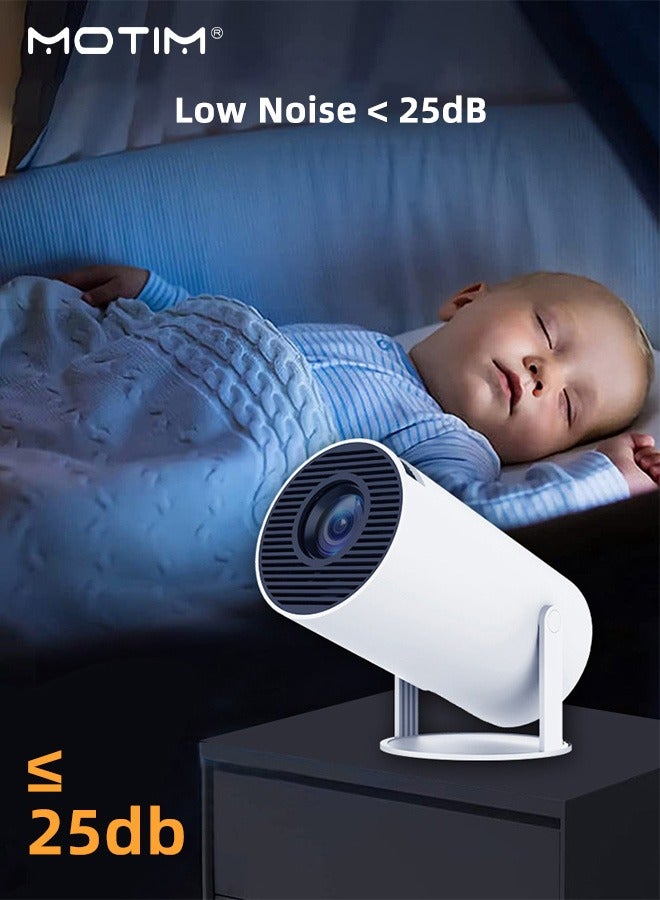 Motim Projector Android HY300 PRO, Portable HD Home Video Projector, Automatic Keystone Correction, 4K/ 200 ANSI Smart Projector with 2.4/5G - Image 5