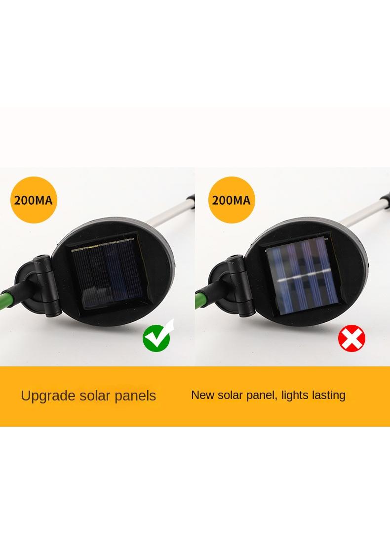 1 PCS Solar Outdoor Lights Courtyard Decorative Waterproof Tulip Lights Garden Villa Plug-in Lawn Lights Outdoor Plug-in Lights Purple - Image 3